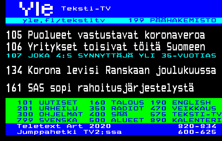 teletext page 100/1
